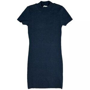 Zara - Cozi Classic Black Knit Mini Dress - Medium - New with Tags